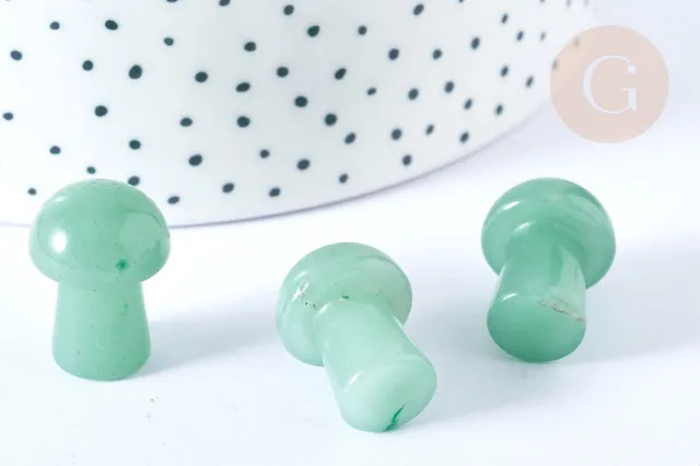Gingerlily Pierre massage champignon aventurine 20 mm