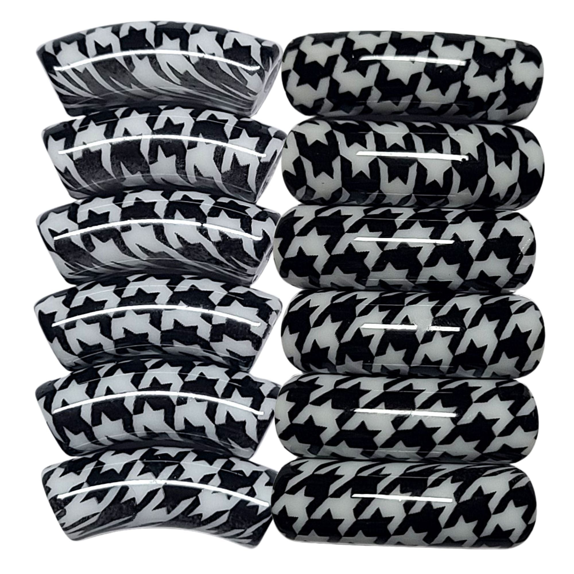 ARTSHOP 1033 tube pied de poule noir 12mm x1