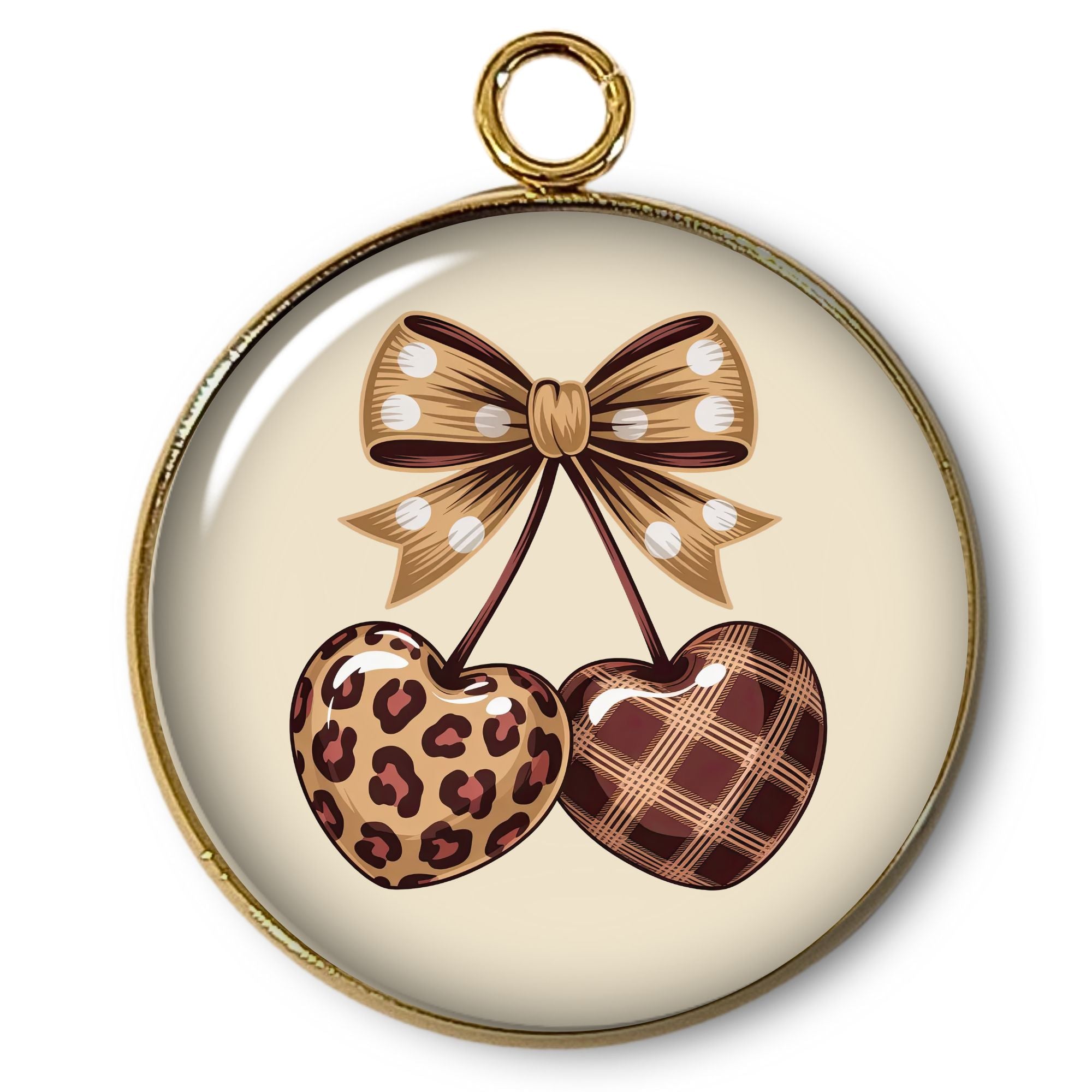 ARTSHOP Pendentifs Intemporel breloque cerise 31 mm x1
