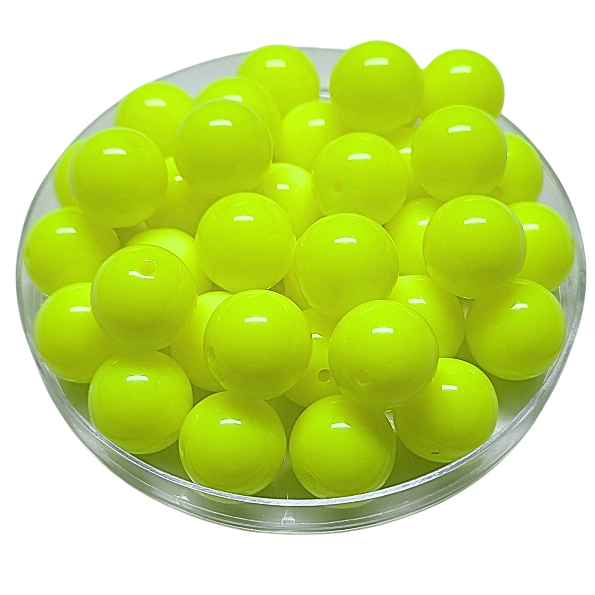 ARTSHOP Boules 16MM 185 boules néon citron x15
