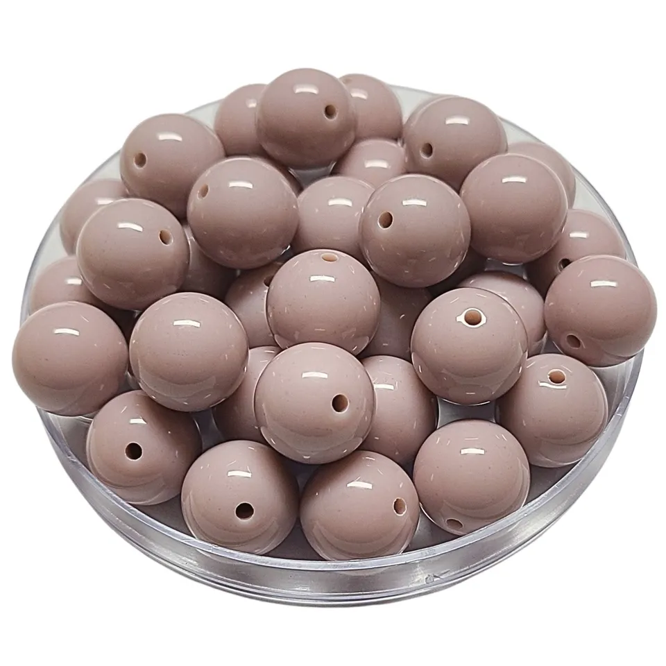 ARTSHOP Boules 16MM 164 Boule Acrylique Taupe x15 brillant