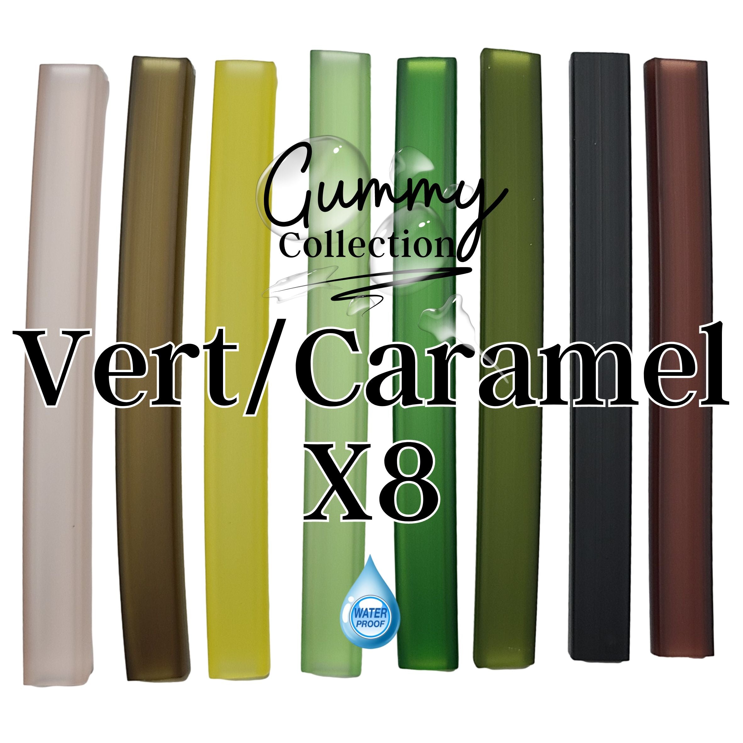ARTSHOP Gummy Camaïeu 3 tube silicone waterproof 8x10 cm