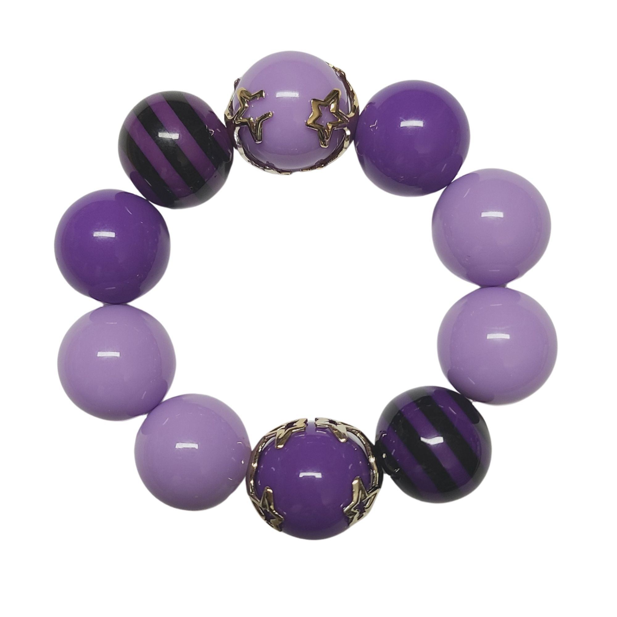 ARTSHOP Boules 36 perle Vanille foncé brillante 20MM x10