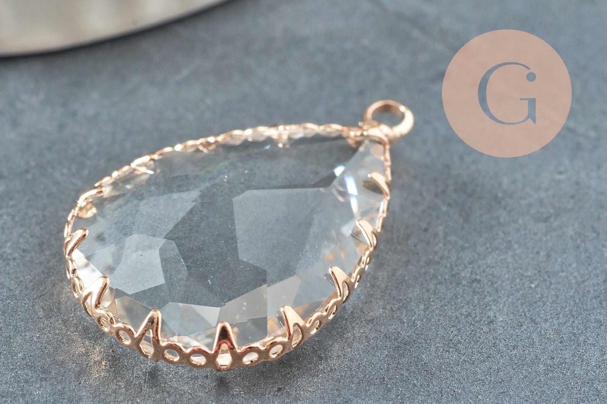 Gingerlily Pendentifs goutte pendentif cristal 29mm x1