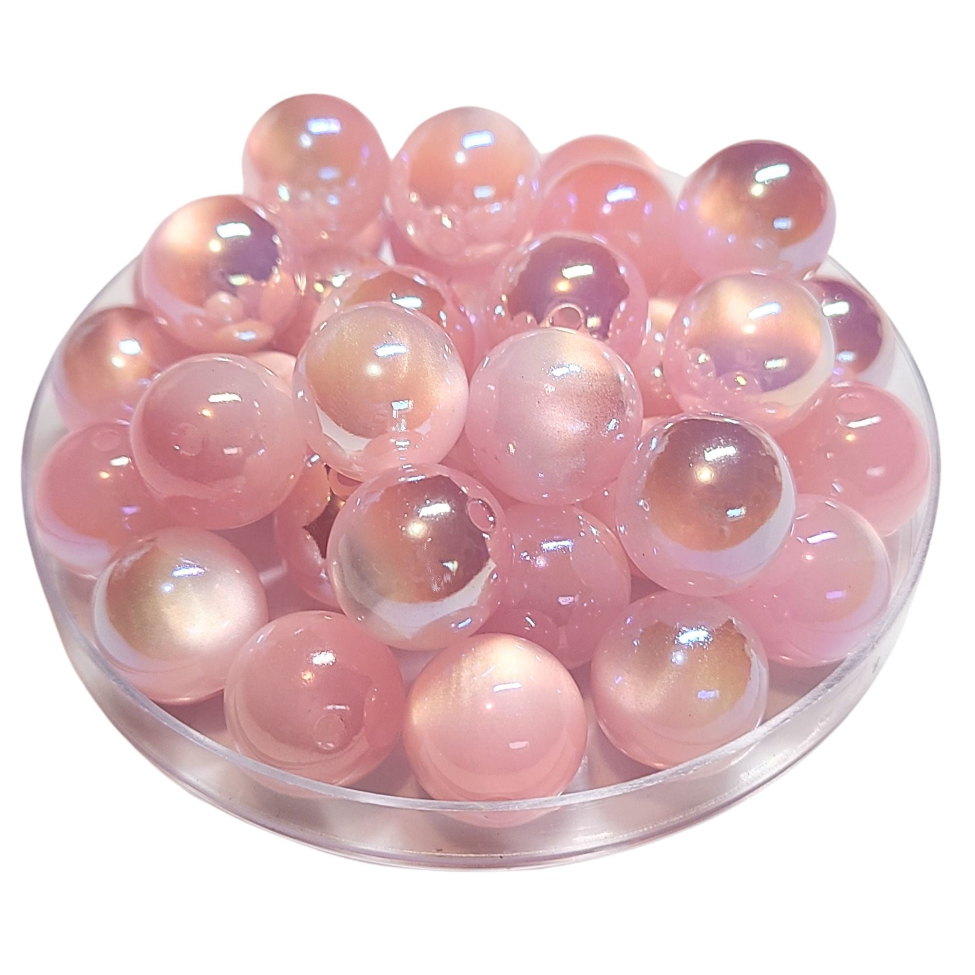 ARTSHOP Boules 16MM 285 perle acrylique rose clair AB x1 œil