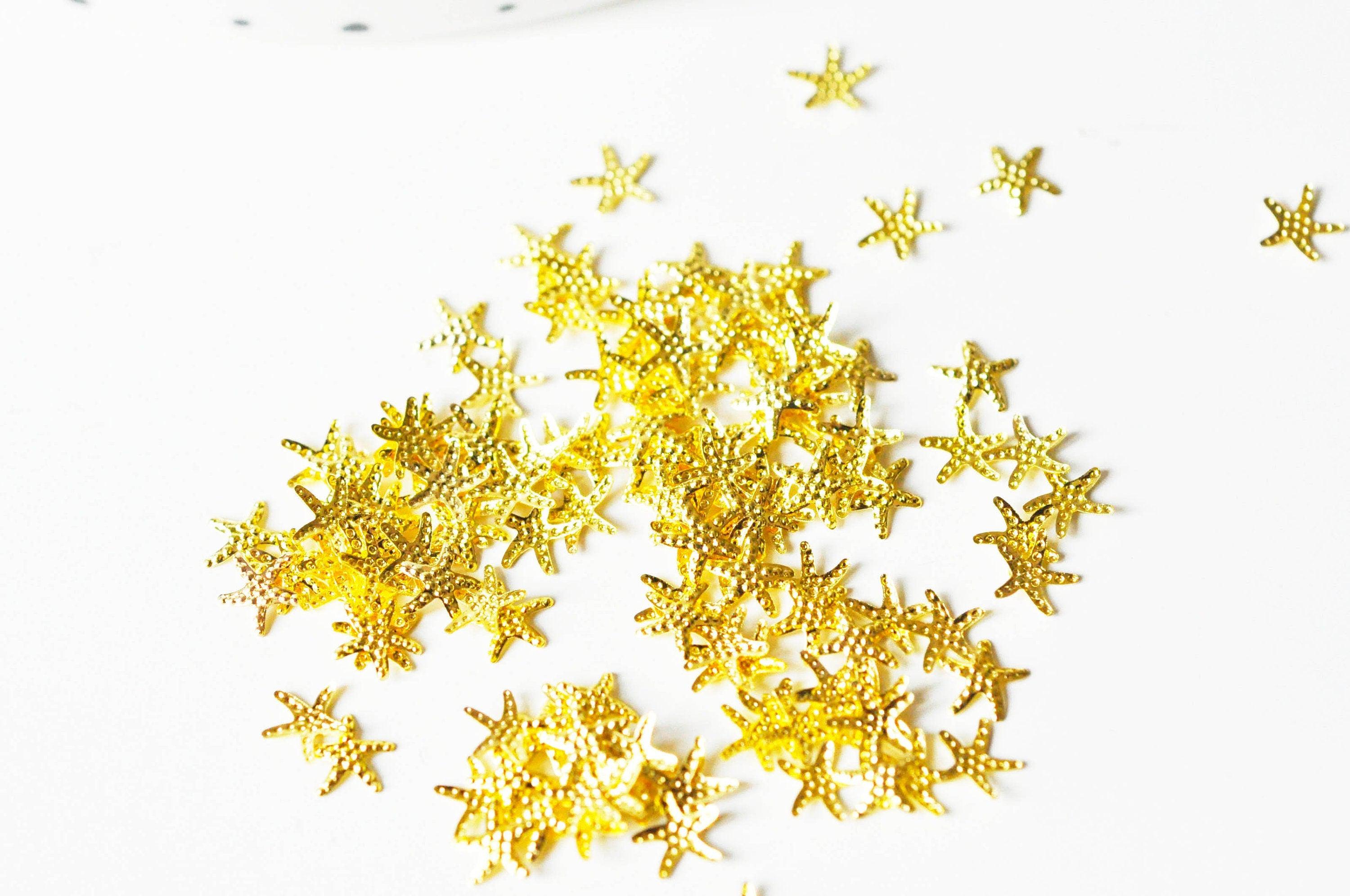 Gingerlily G4227 charms étoile mer dorés 5mm x200