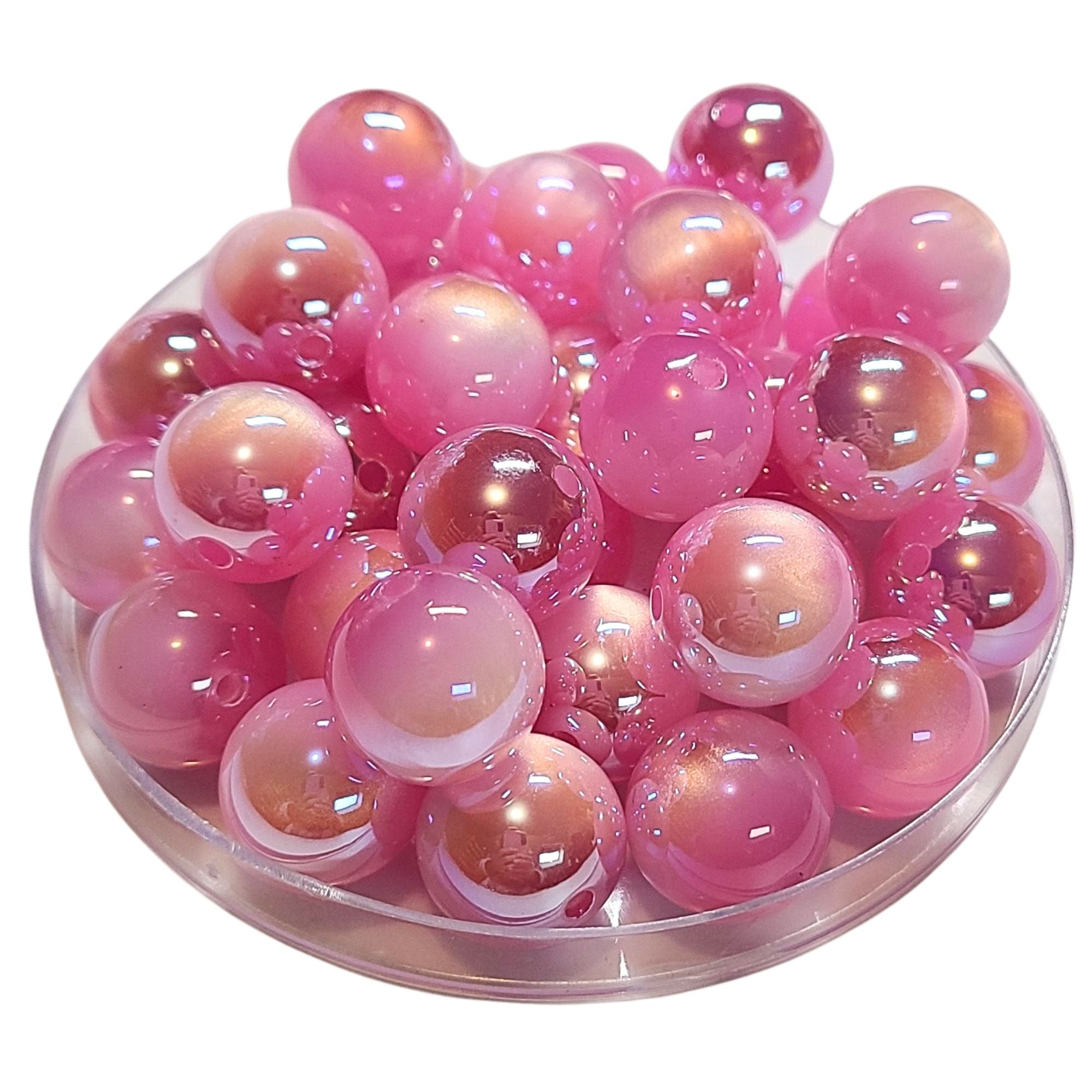ARTSHOP Boules 16mm 286 oeil de chat AB rose x1