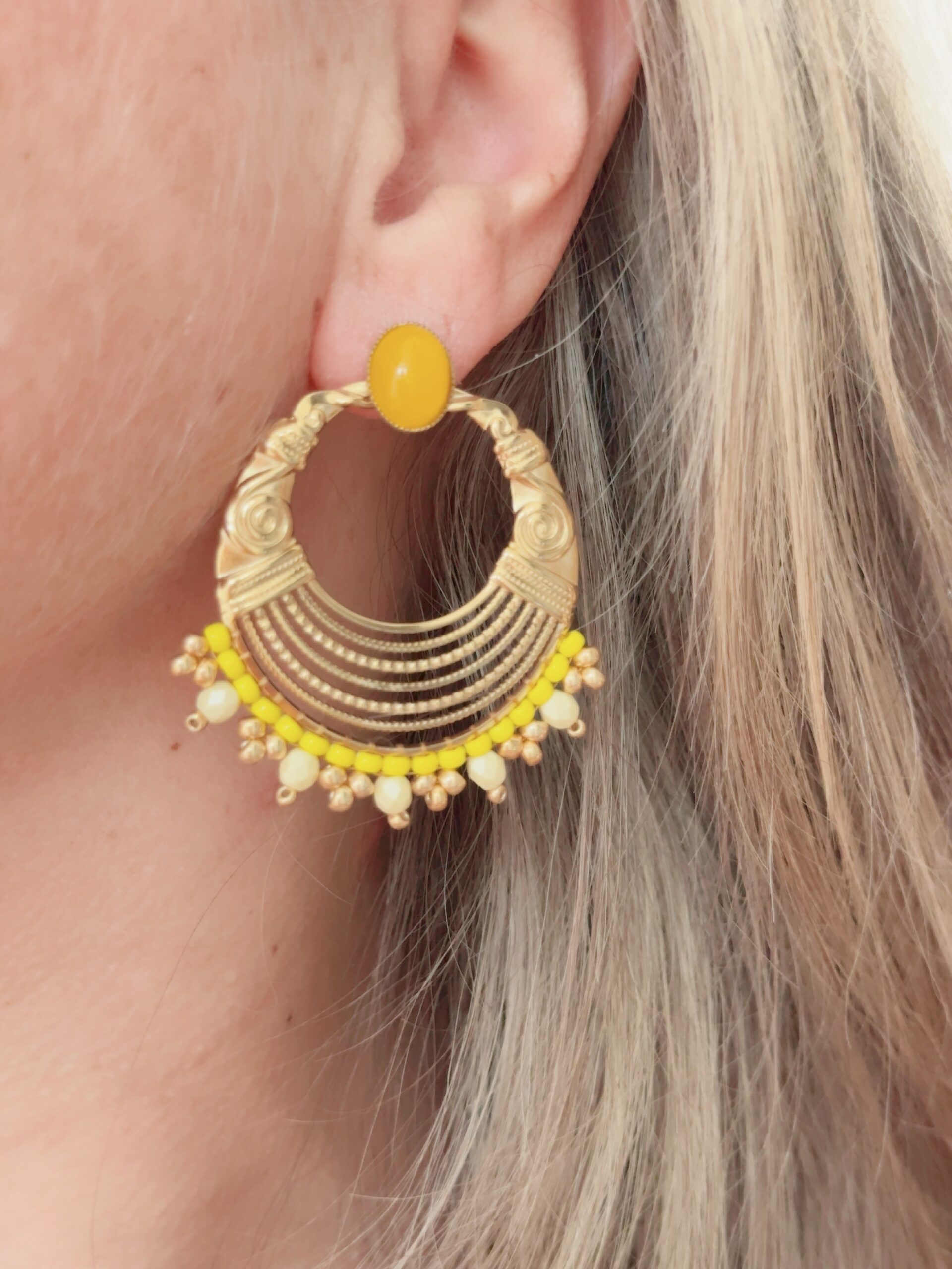Little Hands Bijoux Sienna boucles d'oreilles Blue Lemon bleu
