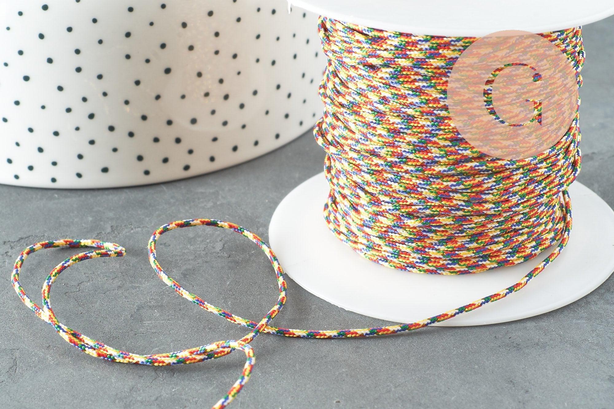 Gingerlily G4183 cordon nylon multicolore 0,8 mm 1 m