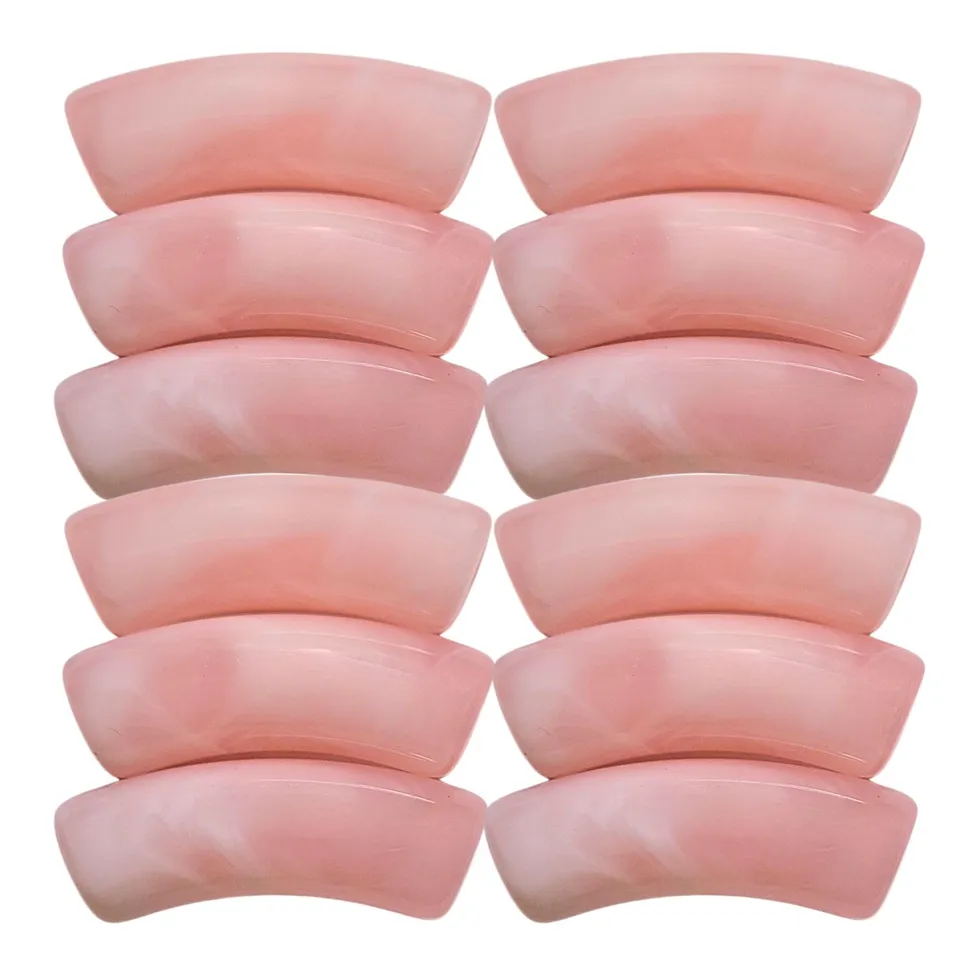 ARTSHOP Tubes Couleurs 253 perle tube rose marbré 12MM