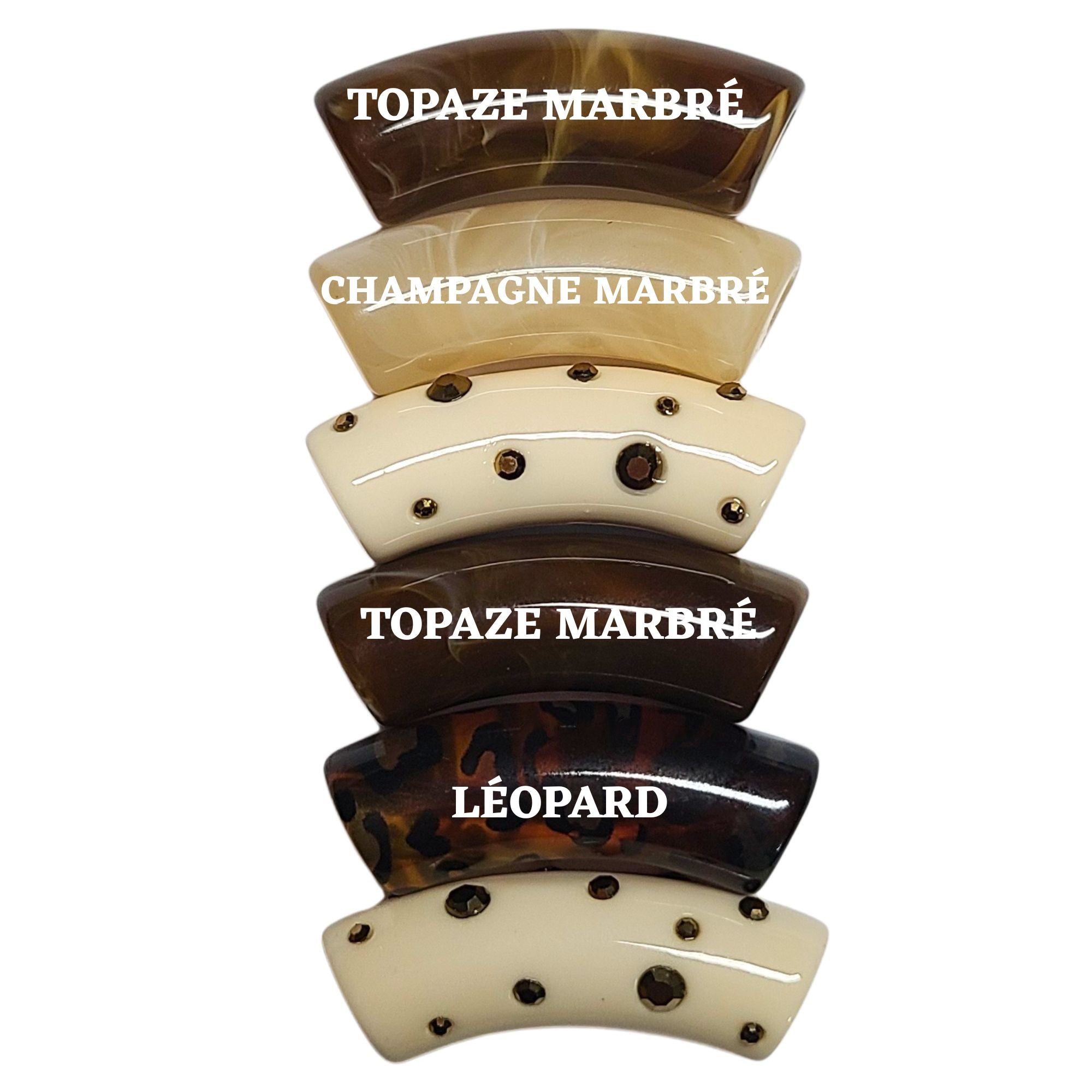 ARTSHOP Camaieu 216 lot 6 tubes incurvés marron 12 mm