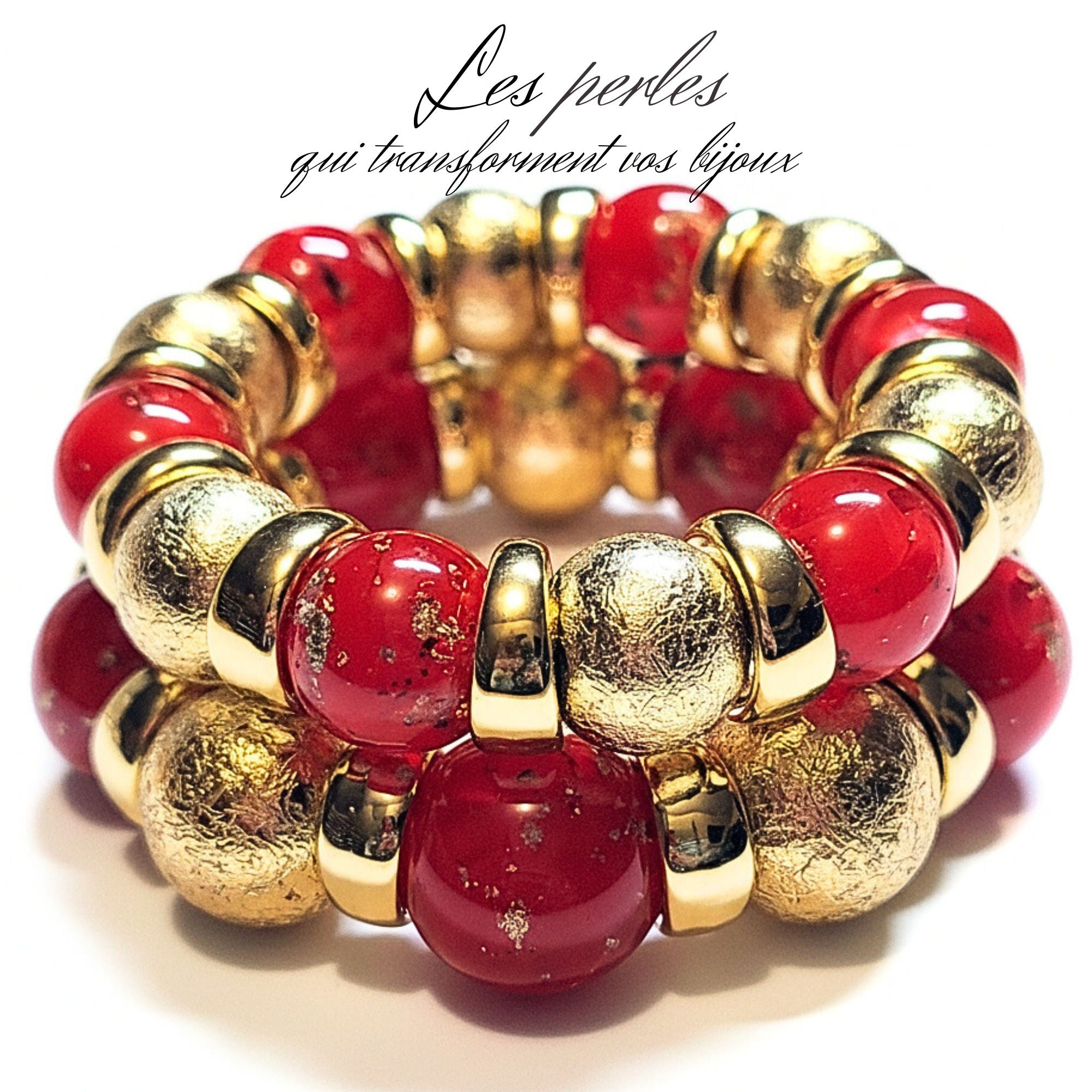 ARTSHOP Murano boule acrylique rouge 20 mm x1
