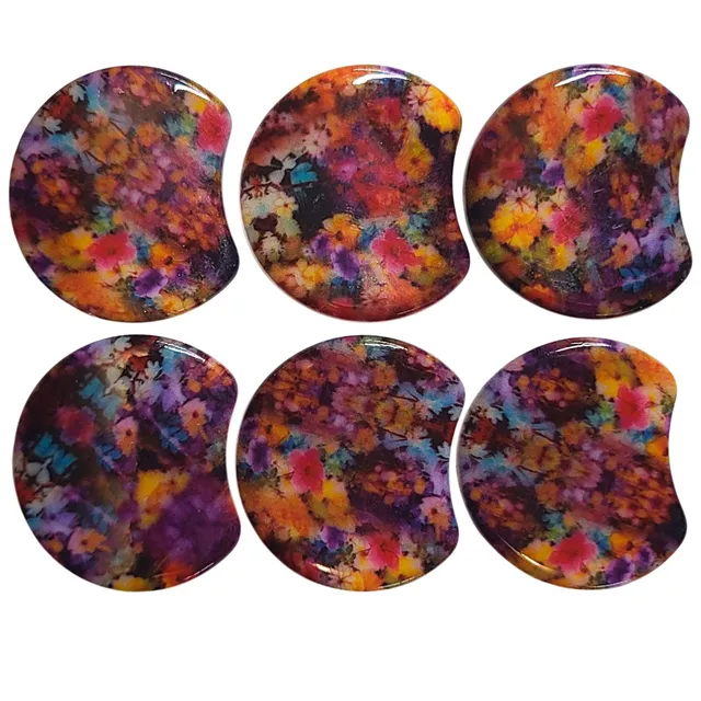 ARTSHOP Moon 1007B palet lune résine fleurs x1