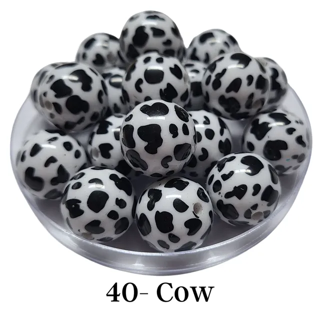 ARTSHOP 40 boule acrylique Cow 20 mm x1