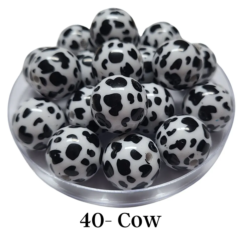 ARTSHOP 40 boule acrylique Cow 20 mm x1
