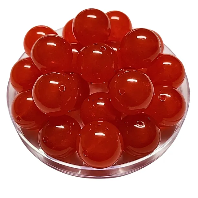 ARTSHOP Boules 20MM perles sorbet groseille x10 acrylique