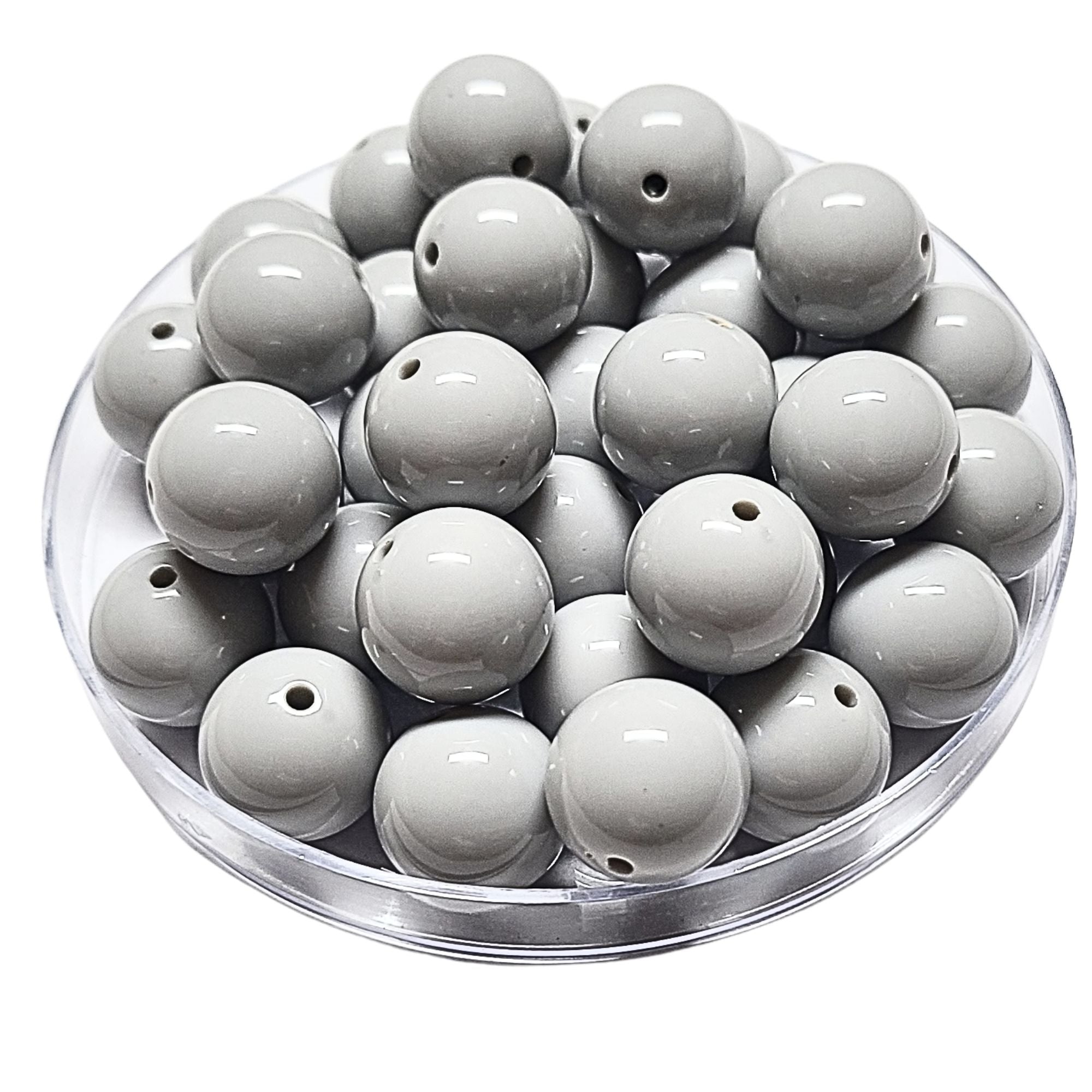 ARTSHOP Boules 16MM 200 perle acrylique gris clair x1