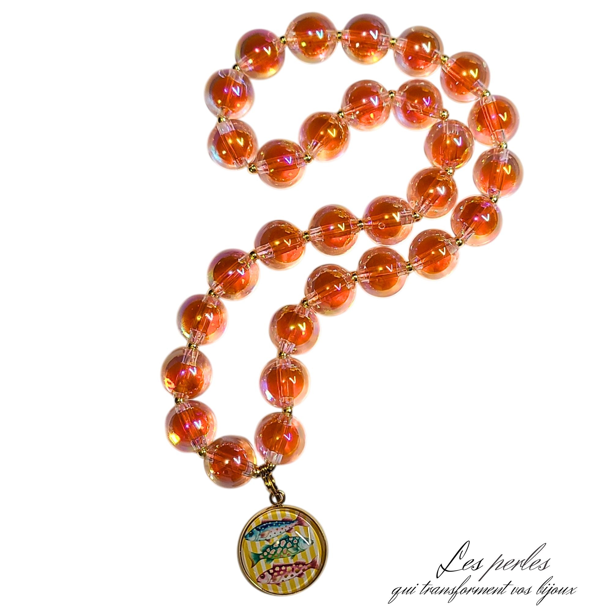 ARTSHOP Mirage collier interchangeable orange 50 cm