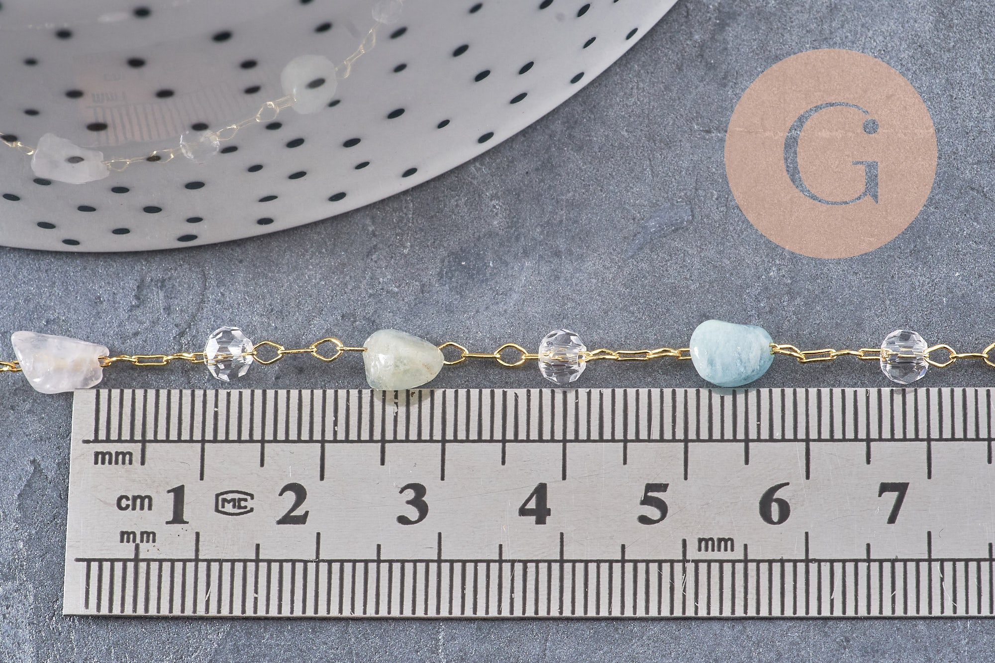 Gingerlily Chaînes pour bijoux DIY G10921 chaîne collier dore 39,5cm