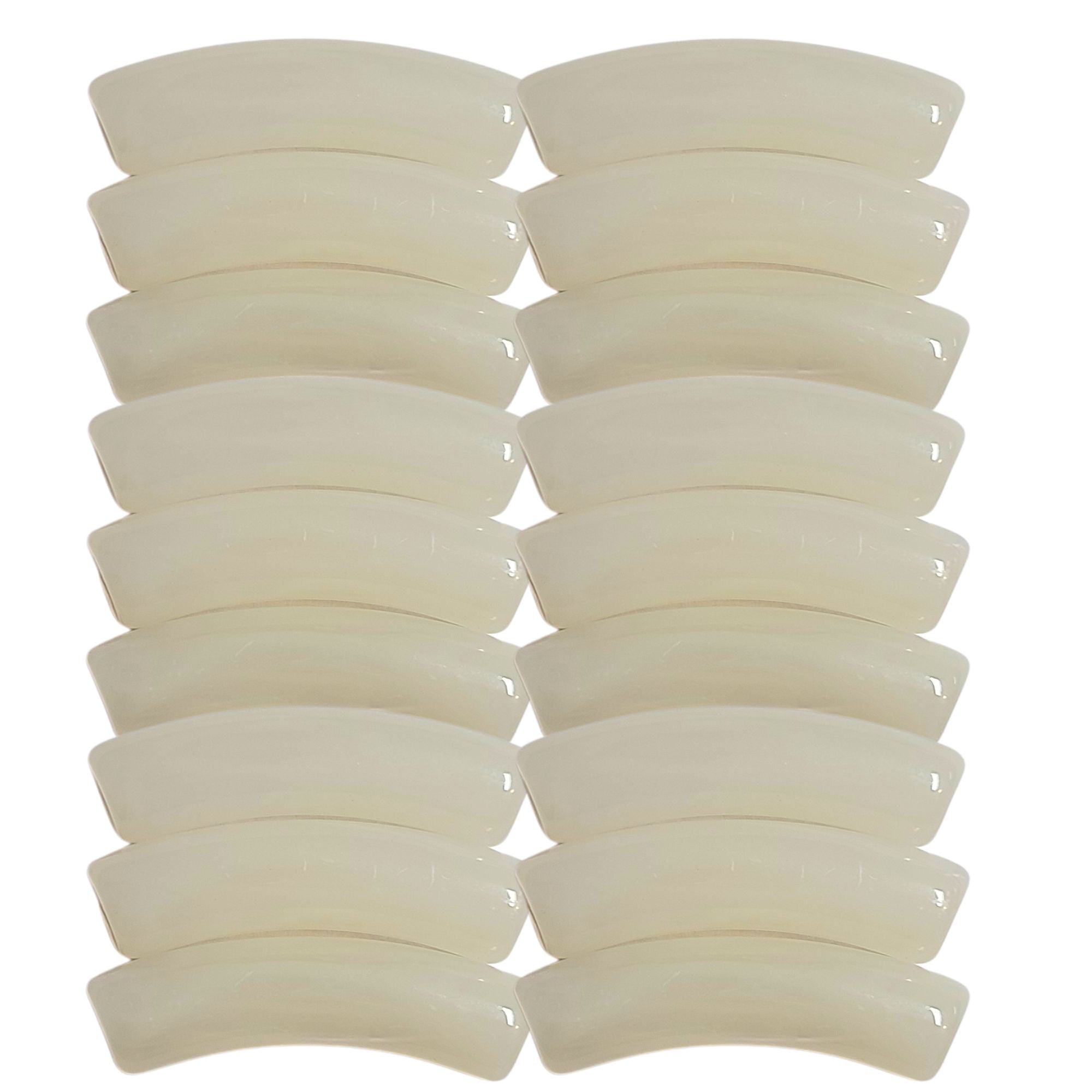 ARTSHOP Tubes 8MM 152 incurvé champagne marbré x6 résine