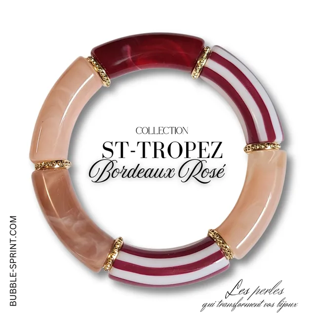 ARTSHOP St-Tropez bracelet Bordeaux Rosé kit acrylique