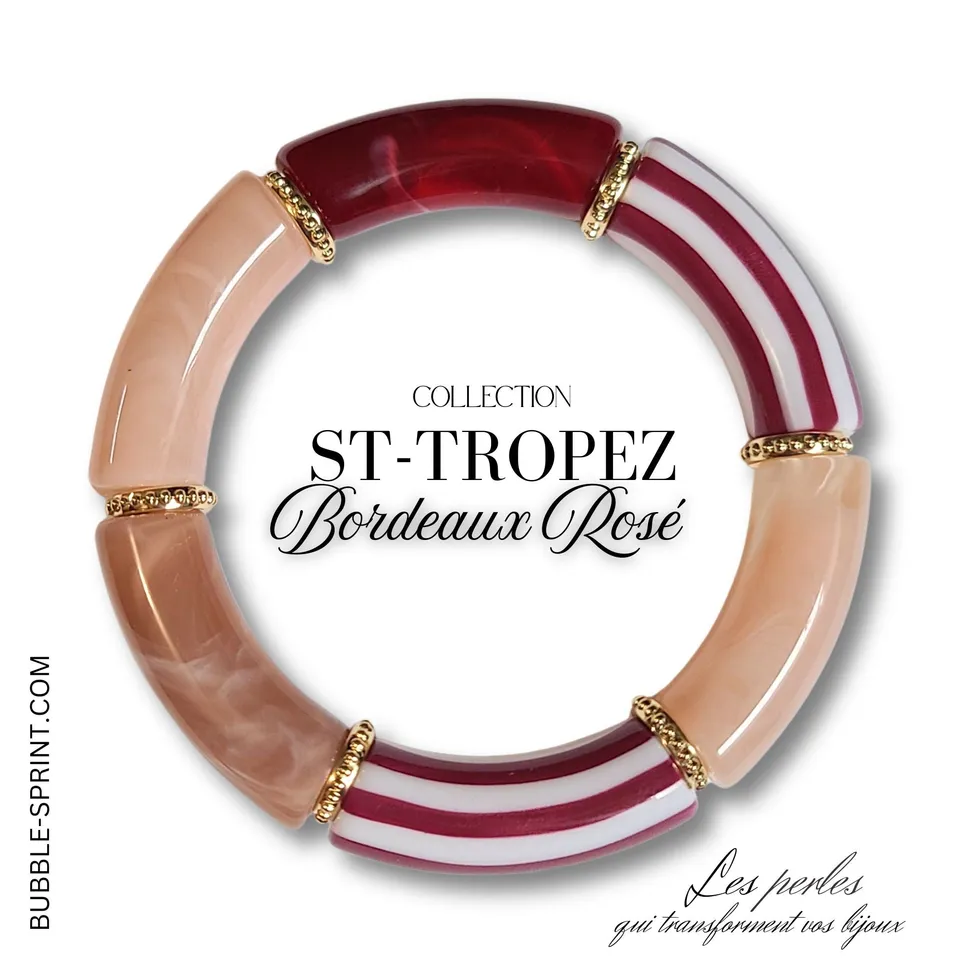 ARTSHOP St-Tropez bracelet Bordeaux Rosé kit acrylique