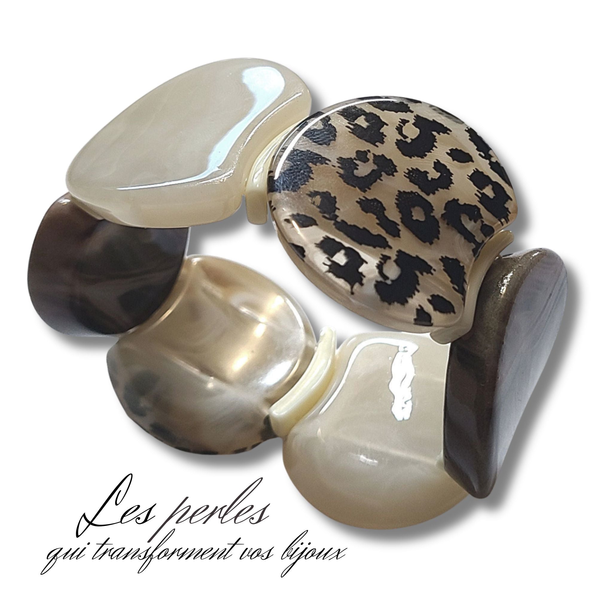 ARTSHOP MOON Léopard Nude kit bracelet sans aiguille