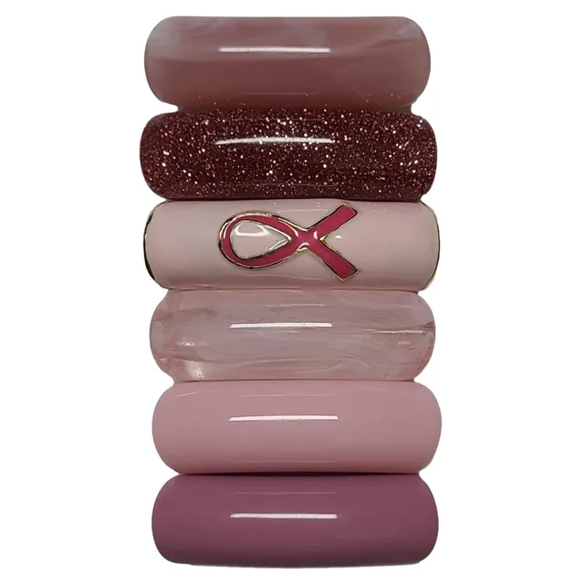 ARTSHOP Camaieux 171 Lot mixte 6 tubes 12MM RUBAN rose