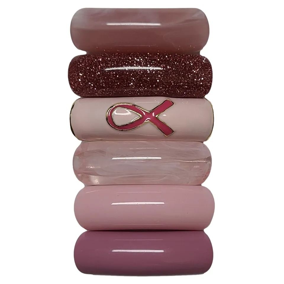 ARTSHOP Camaieux 171 Lot mixte 6 tubes 12MM RUBAN rose