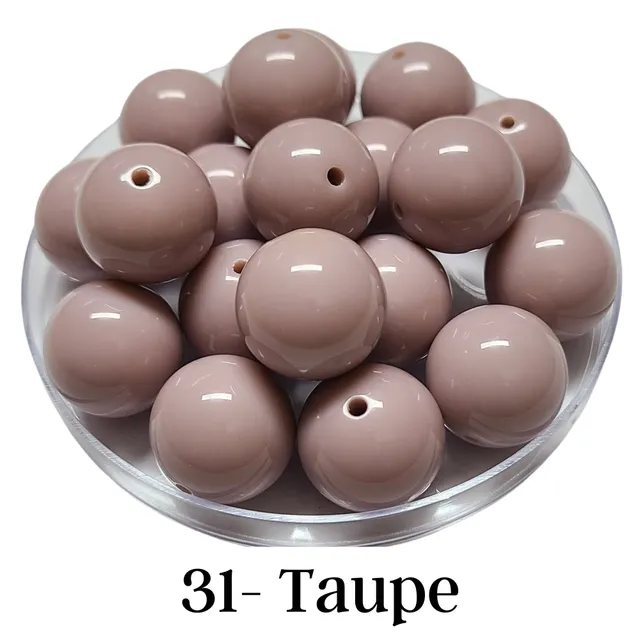 ARTSHOP Boules 20MM n°31 Boule acrylique Taupe x1