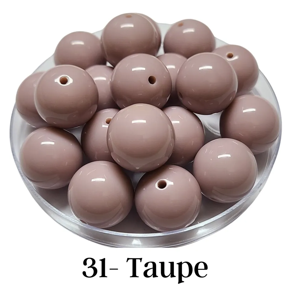 ARTSHOP Boules 20MM n°31 Boule acrylique Taupe x1