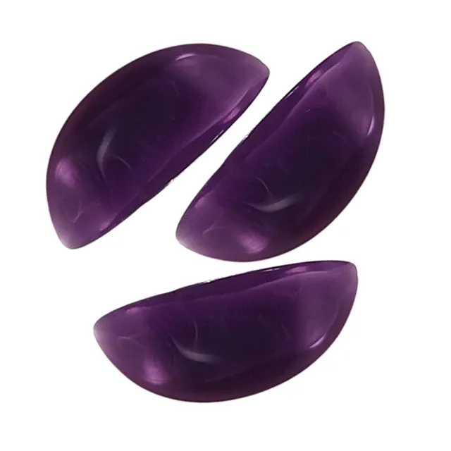 Artshop Clémentis 9 tranche prune marbré x20 perles 2 trous