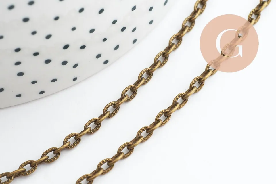 Gingerlily G9985 chaîne forçat bronze 5,8mm 5 mètres
