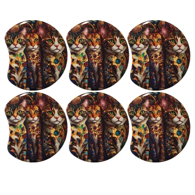 ARTSHOP Palets LUNE MOON 1056 Chats palet x1 résine