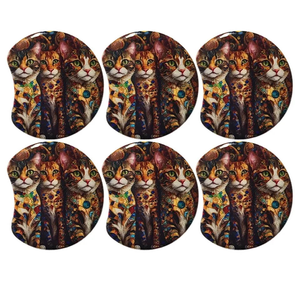 ARTSHOP Palets LUNE MOON 1056 Chats palet x1 résine