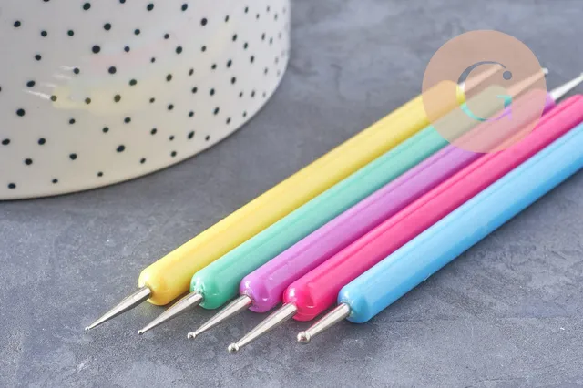 Gingerlily Pâte polymère outils modelage 13.2cm x5 plastique