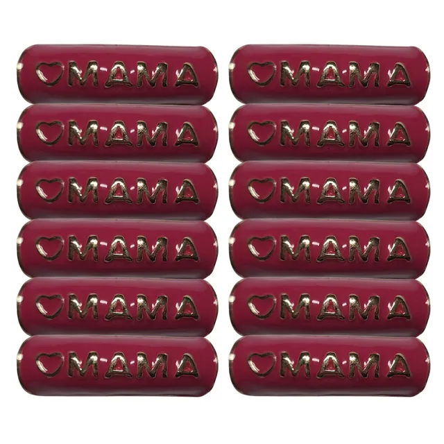 ARTSHOP Strass & Émaillés 321 tubes MAMA fuchsia 12MM x6