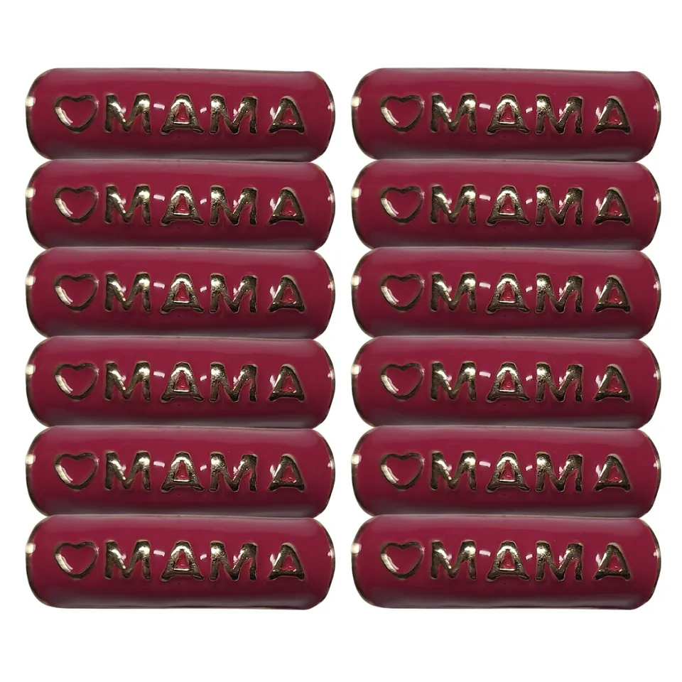 ARTSHOP Strass & Émaillés 321 tubes MAMA fuchsia 12MM x6