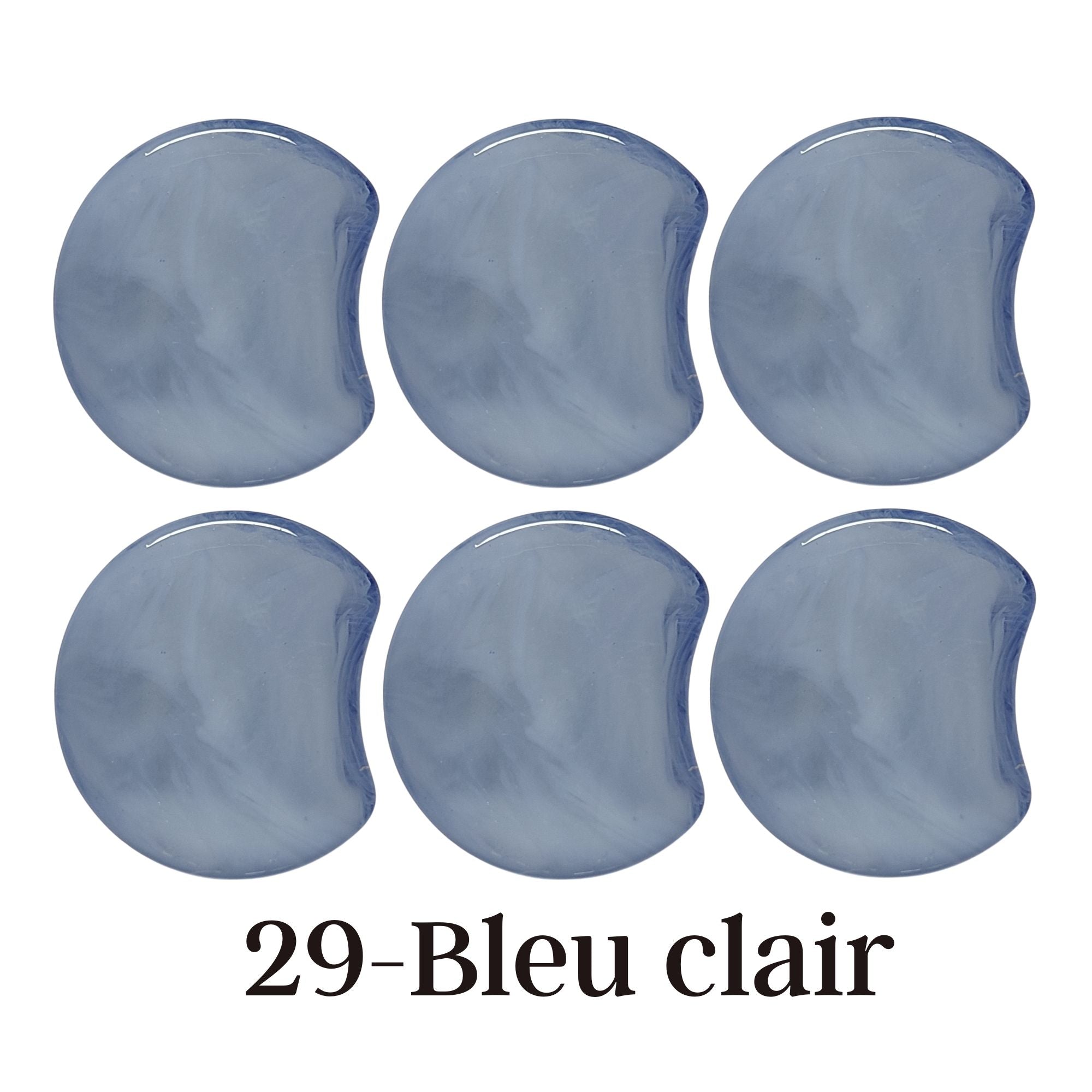 ARTSHOP Moon 29 palet lune bleu clair marbré x1