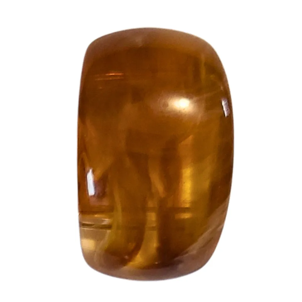 ARTSHOP Chamonyx 30 Miel marbre perle dome 2 trous x1