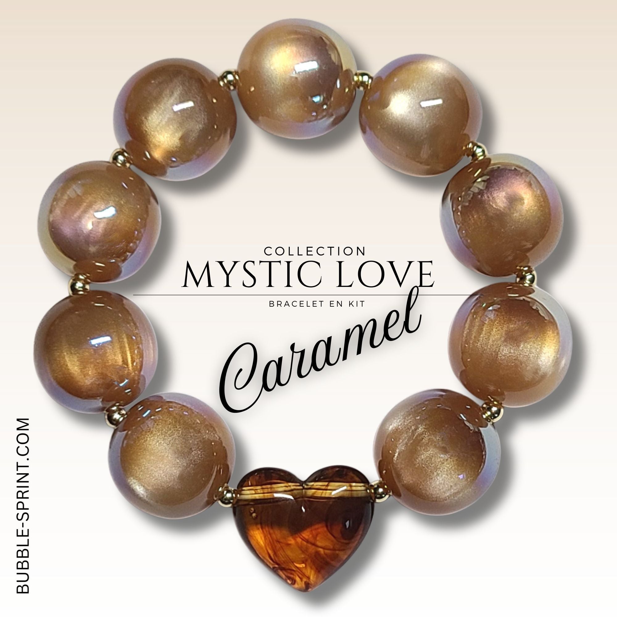 ARTSHOP Mystic Love Caramel kit bracelet caramel acrylique