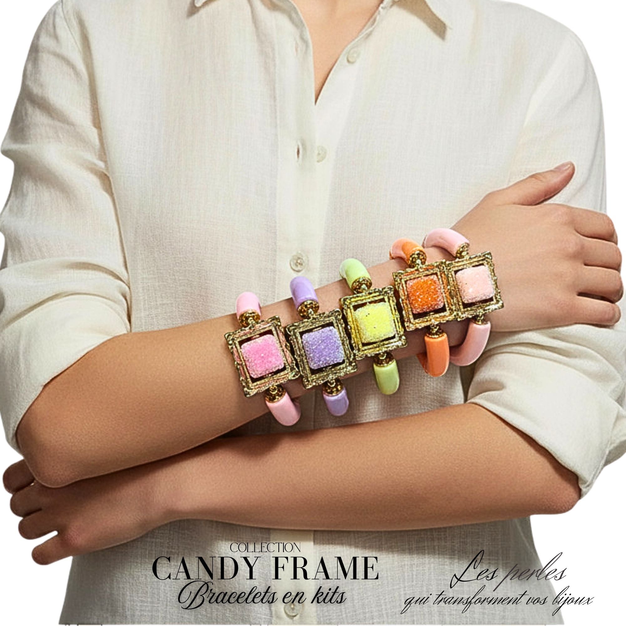 ARTSHOP Kit CANDY FRAME bracelet bubble gum