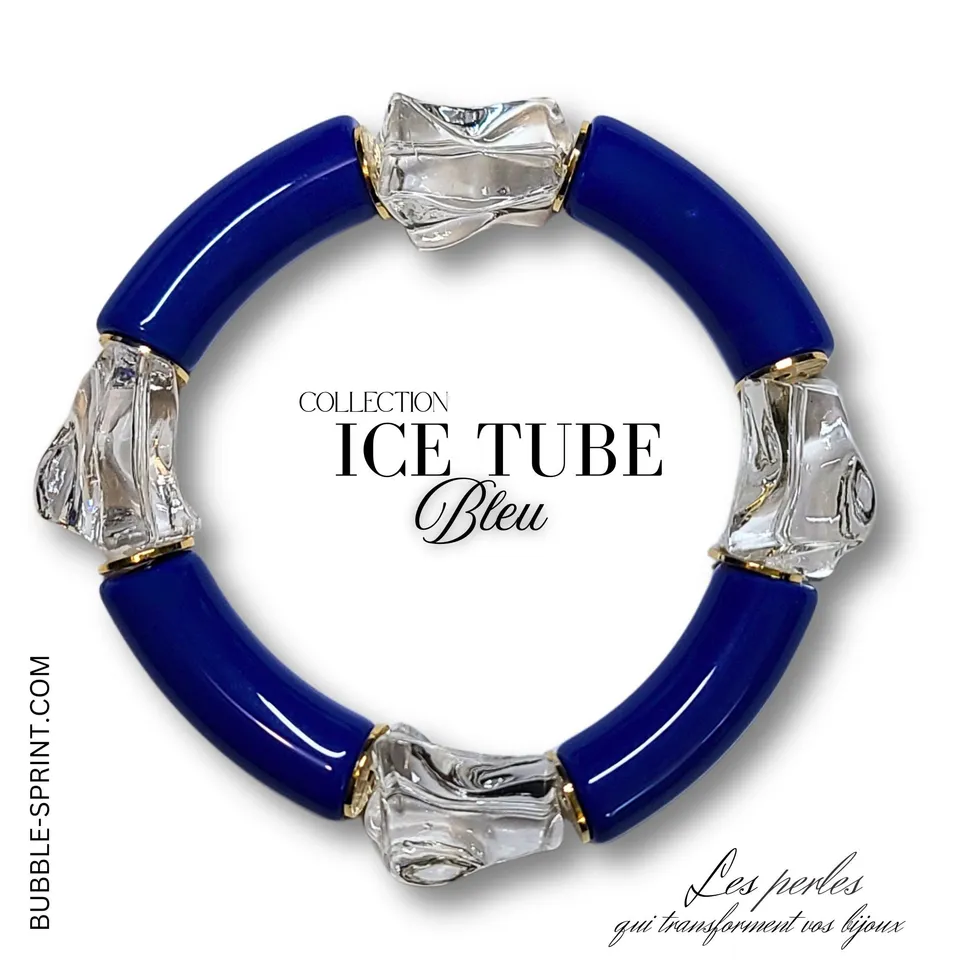 ARTSHOP Ice Tube bracelet bleu kit à faire soi-même