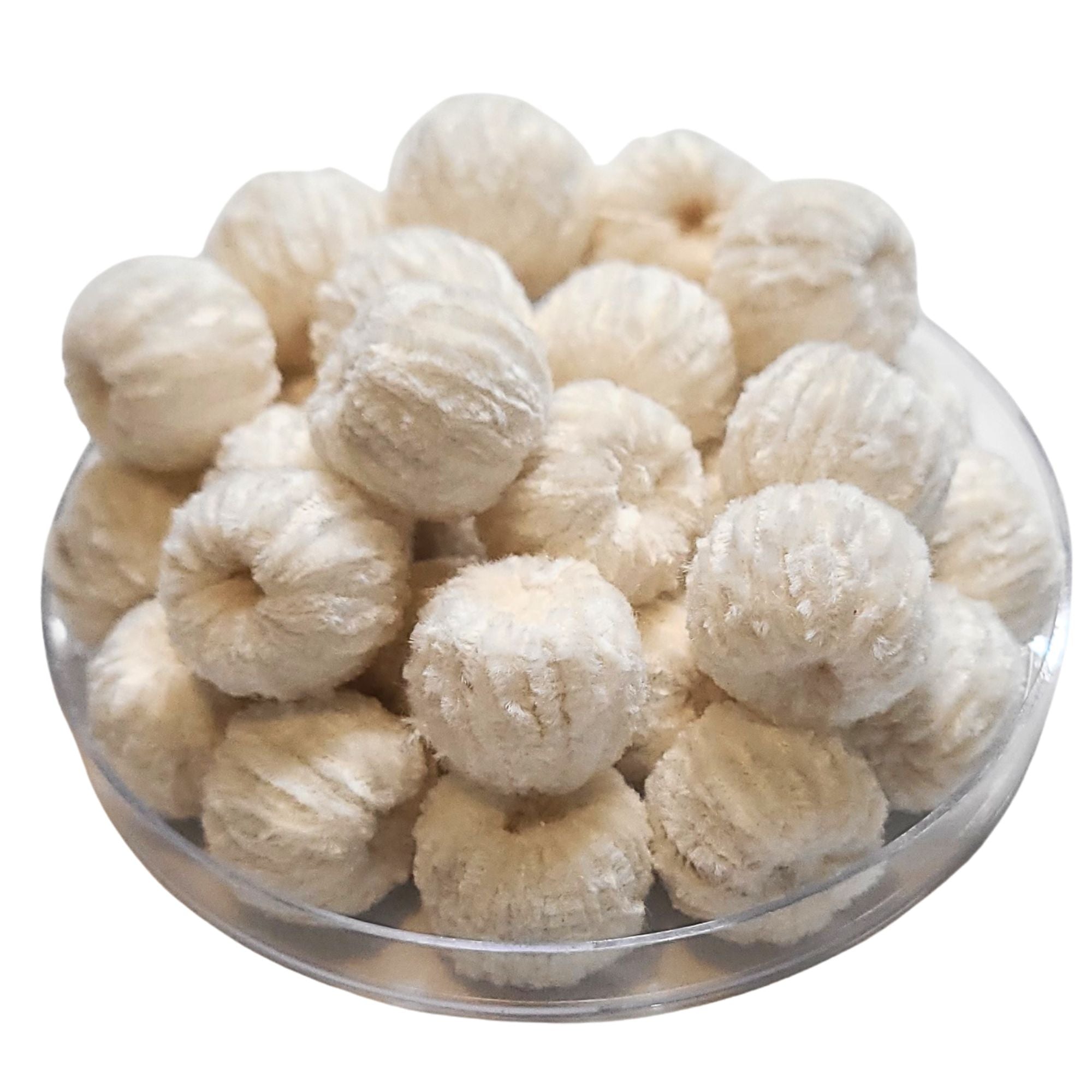 ARTSHOP Chouchous Balls 1 Blanc cassé perle velours 16mm