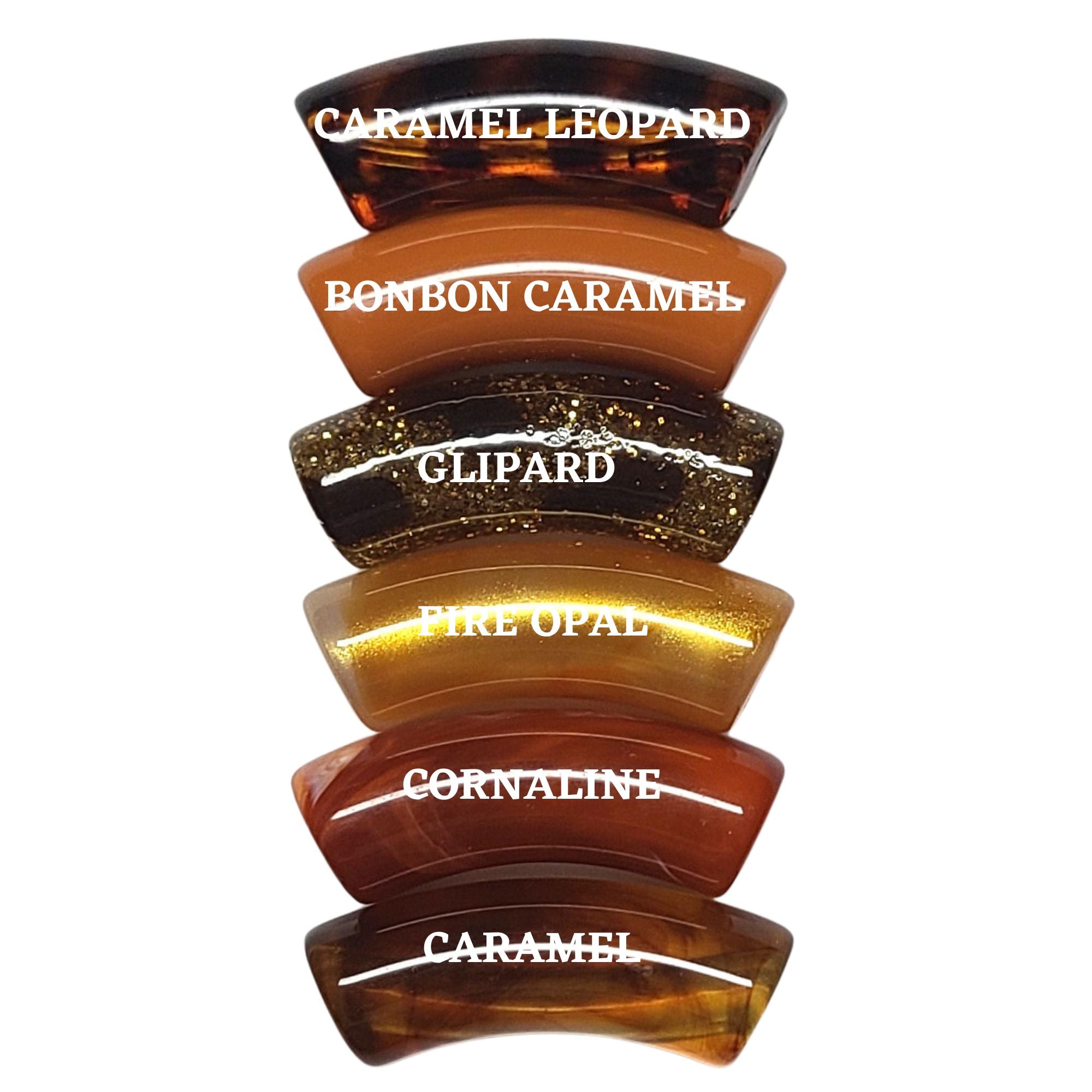 ARTSHOP Camaieux 181 Lot 6 tubes incurvés Marron 12MM