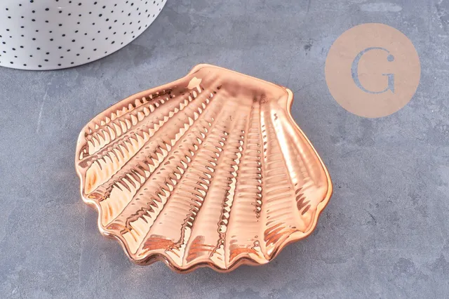 Gingerlily Coupelle coquillage porcelaine blanche 110mm x1