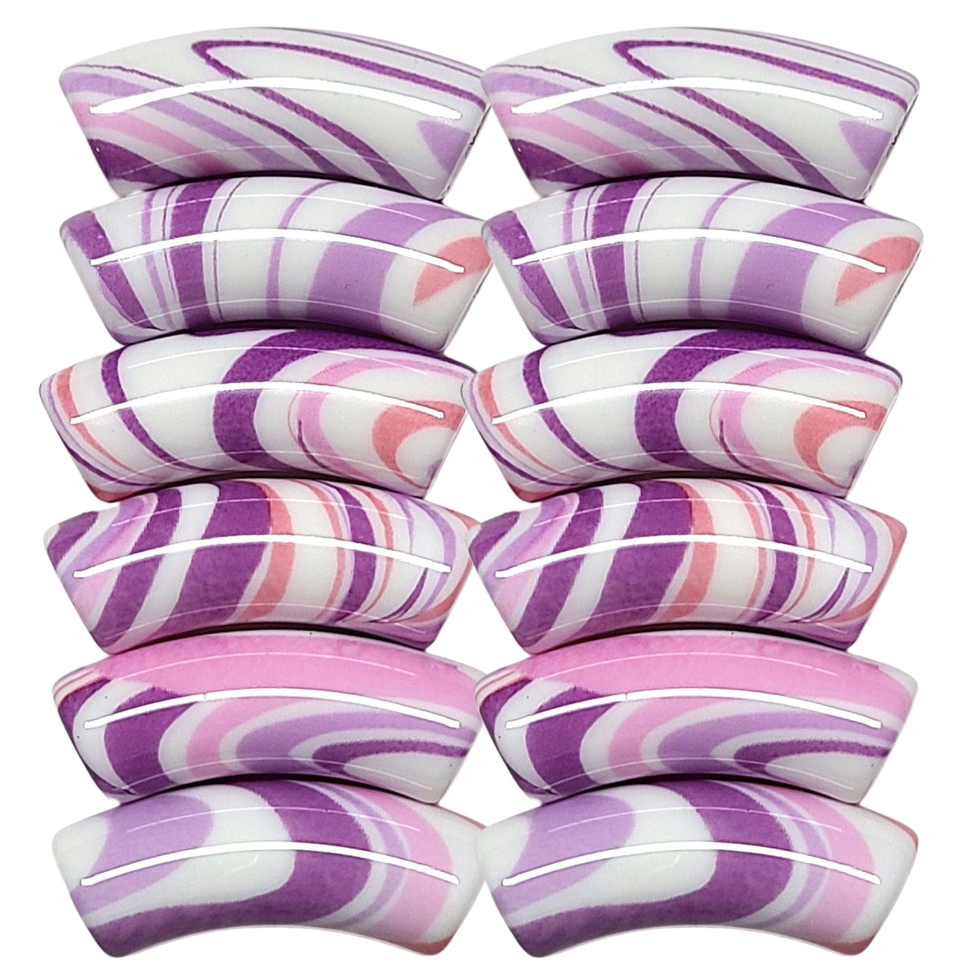 ARTSHOP Tubes DESIGN 1013 tube ondulé violet 12mm x1