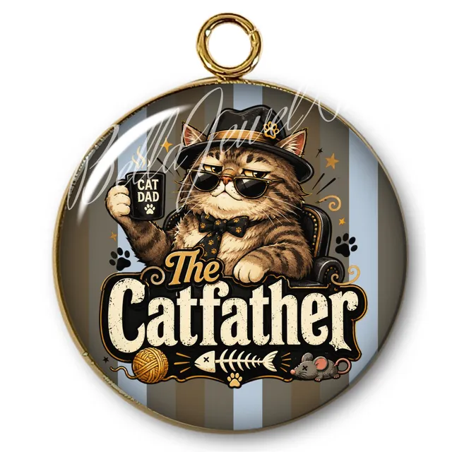 ARTSHOP Intemporel 133 pendentif chat plaqué or x1