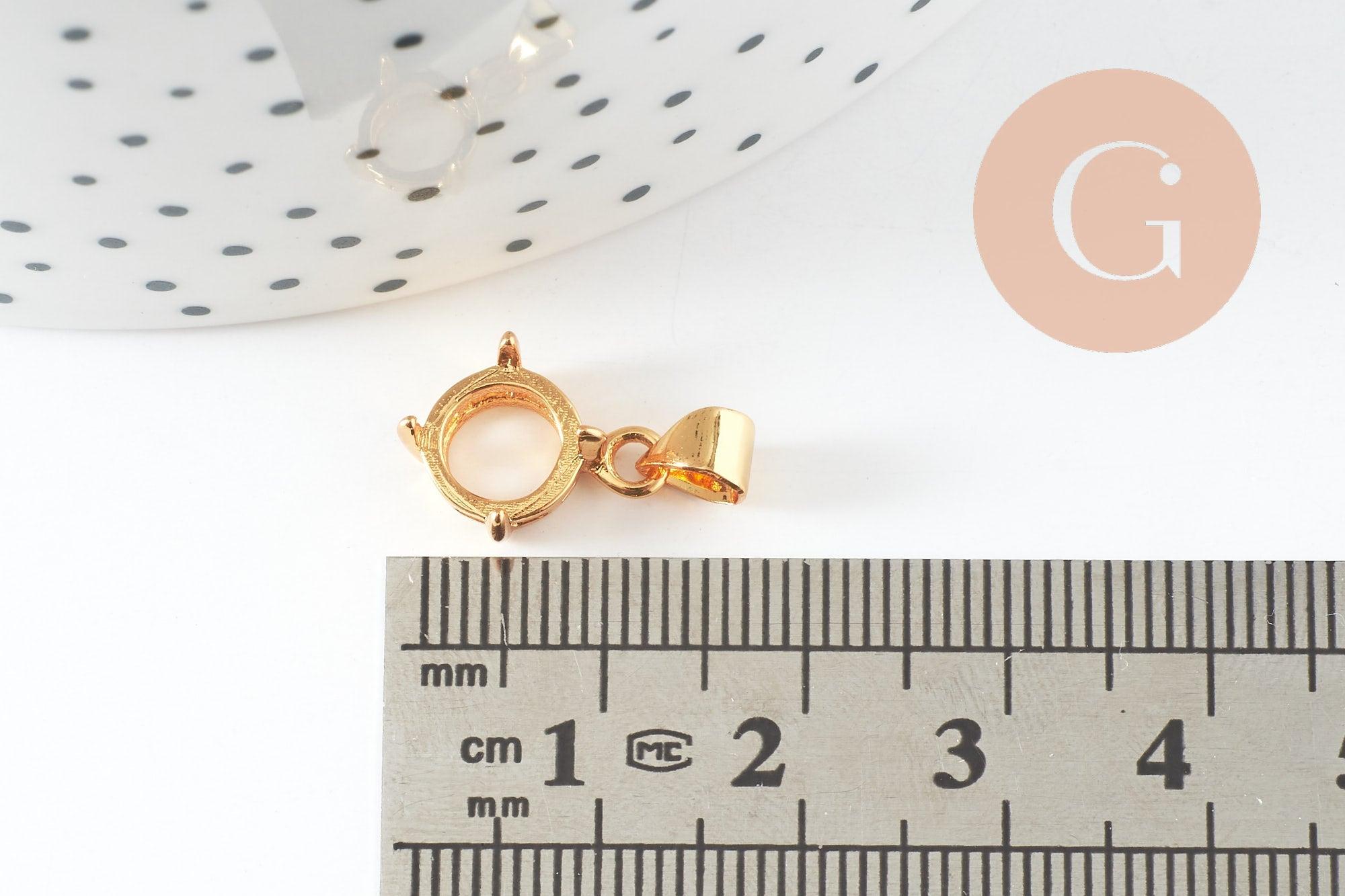 Gingerlily Griffes pendentif support cabochon 8mm doré