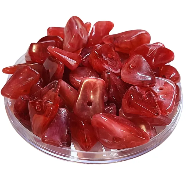 ARTSHOP Séparateurs 22 Crispy XXL perles framboise marbré x25